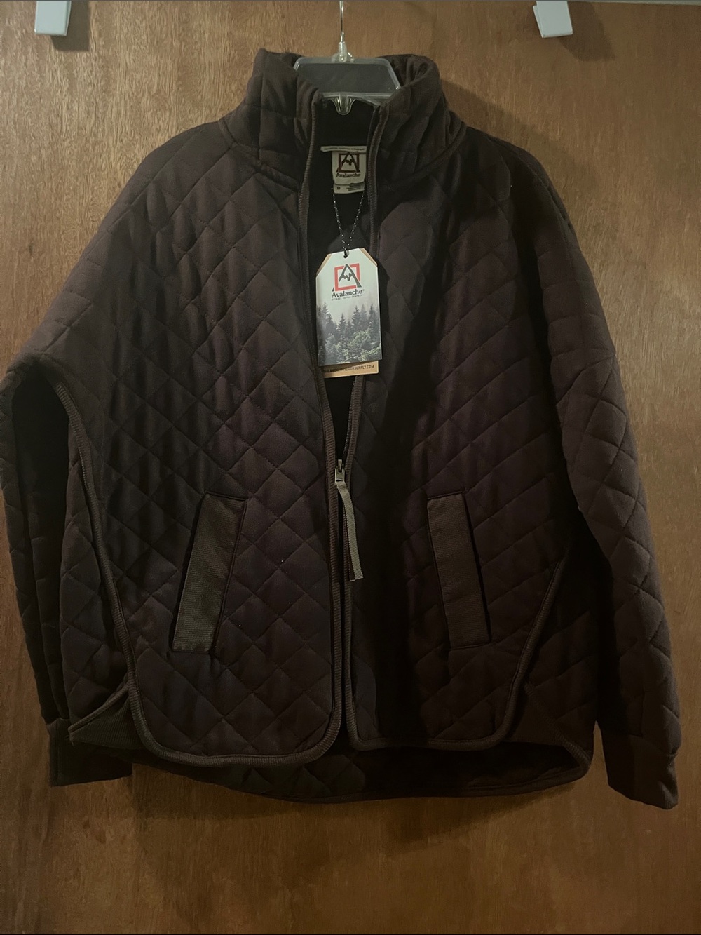Avalanche women’s  Quilted Dark Brown Puffer Jacket